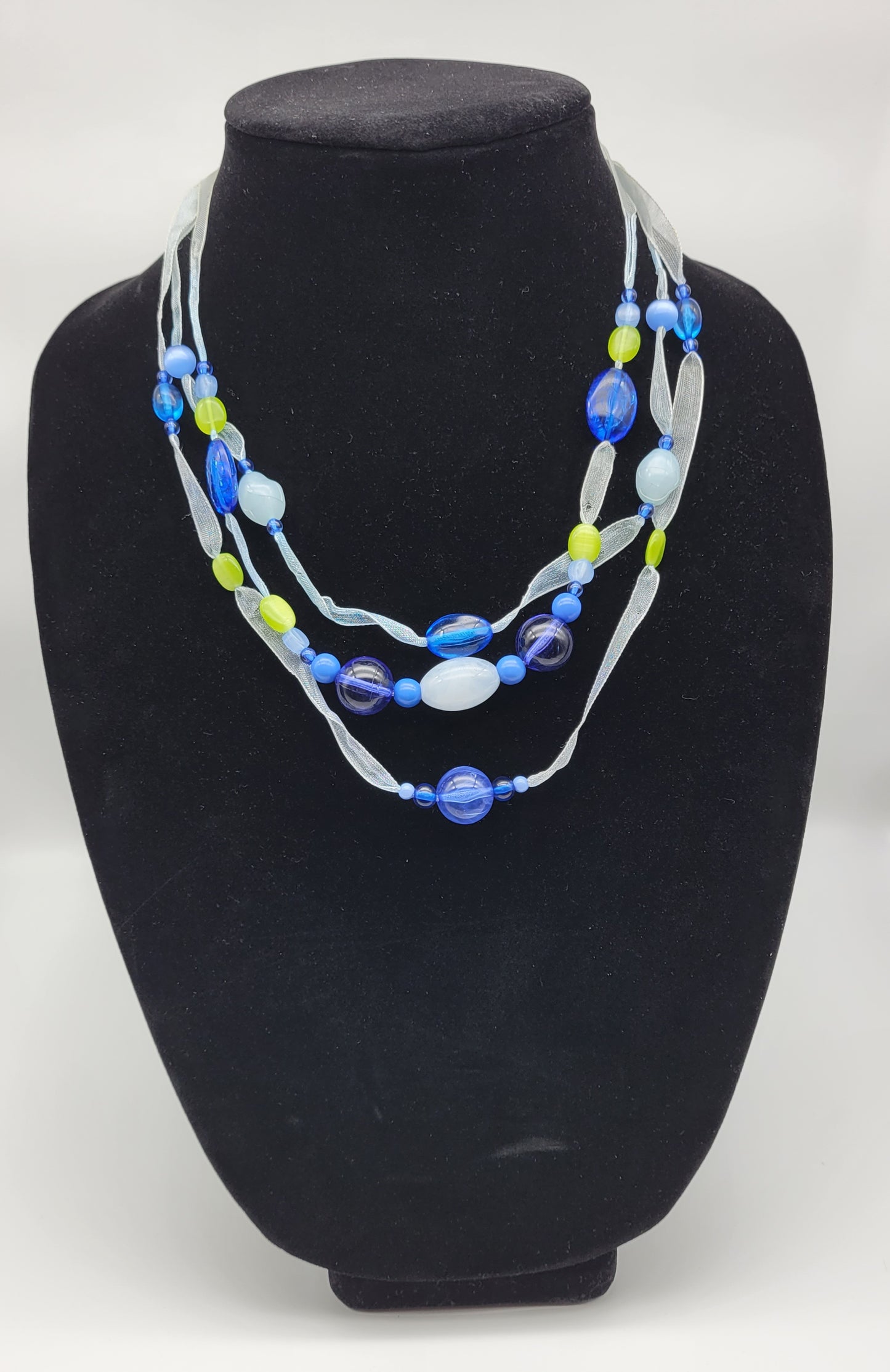 "Ribbons by the Sea" Necklace