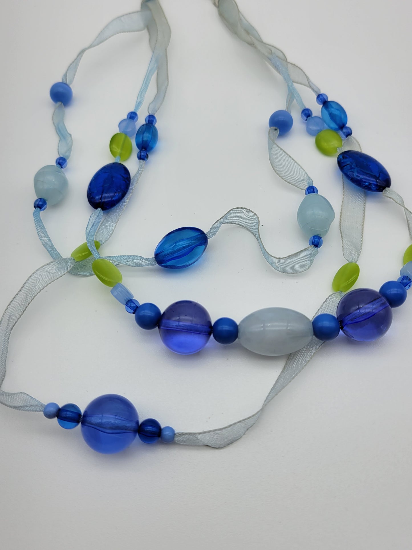 "Ribbons by the Sea" Necklace