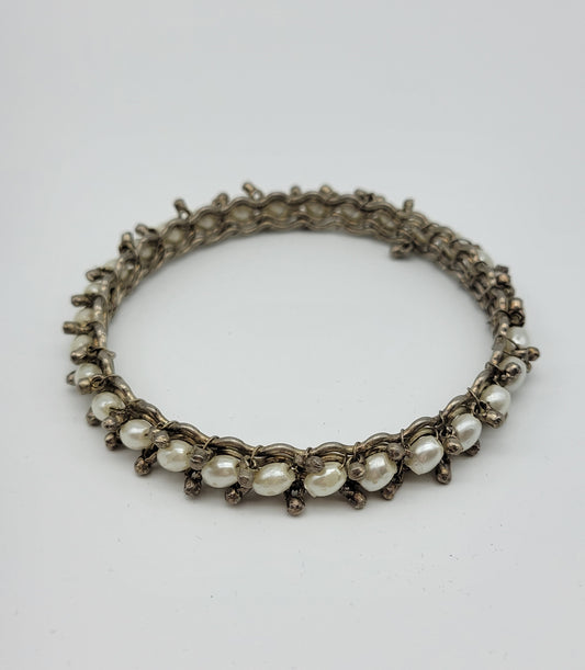 "Pearl Bangle" Bracelet