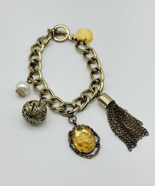 "Chain and Charms" Bracelet
